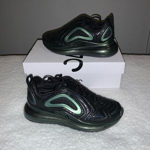 Nike air max Iridescent green and black